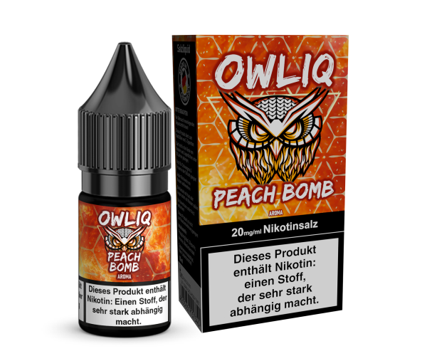 OWL Salt Liquid - Peach Bomb Nikotinsalz 10ml 10 mg