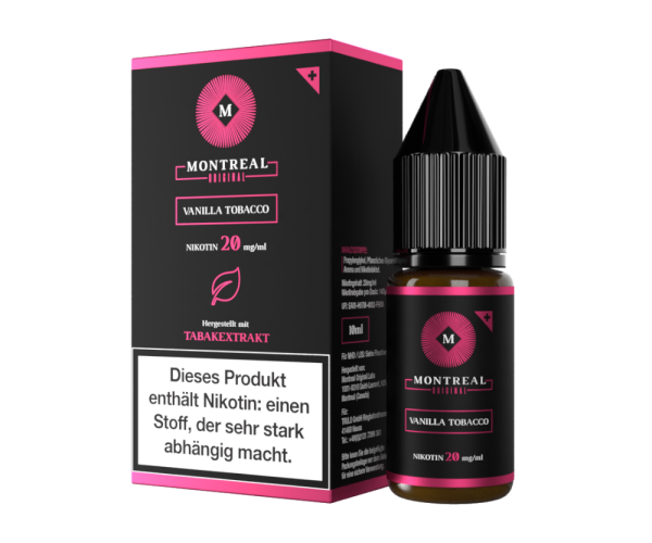 Montreal Liquid - Vanilla Tobacco 10ml