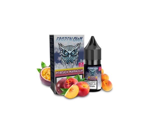 OWL Salt Liquid - FROZEN - Pfirsich Maracuja Nikotinsalz 10ml 20mg